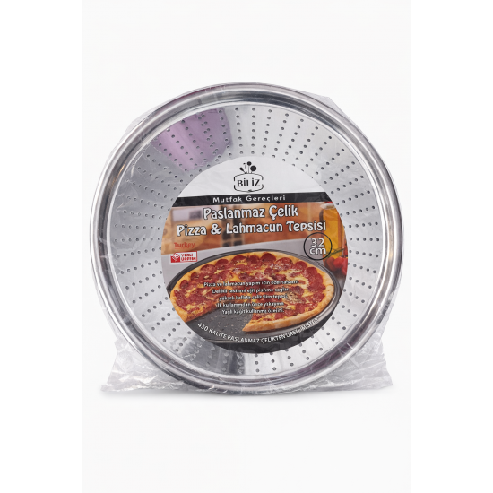 Delikli Pizza Ve Lahmacun Tepsisi Lahmacun Pide Tepsisi 32cm