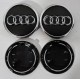 AUDİ Jant Göbeği Siyah renk 69mm / 58mm , 4B0601170A , AUDİ Jant Kapağı 6.9cm Sticker Baskı Değildir