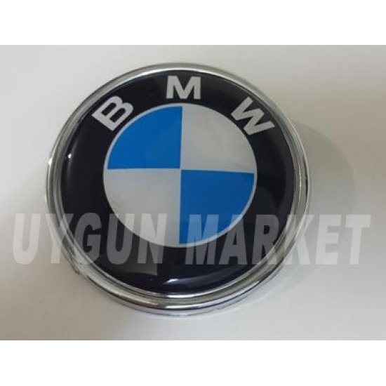 BMW E30 Bagaj Arması  8.2cm, Mavi , BMW E30 Bagaj Logosu , bmw logo