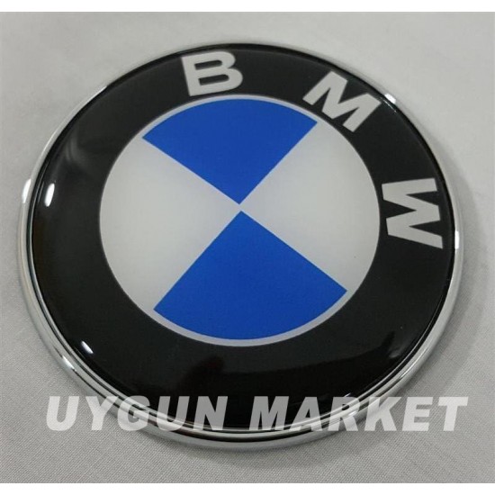 F10 5 Kasa BMW Bagaj Arması 77mm , BMW Bagaj Arma , BMW Bagaj Logo , 51148203864 - 51 14 8 203 864