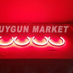 BMW E36 Angel Far , Kırmızı Angel , E36 kırmızı far içi halka , bmw kırmızı halka , e36 angel far, bmw angel far , bmw angel halka