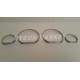 BMW E46 Gösterge Krom Çerçevesi ,  BMW 3 Seri E46 Gösterge Halkası , BMW E46 Kadran Çerçevesi
