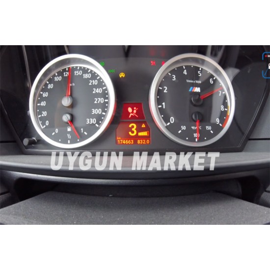 BMW E61 Gösterge Krom Çerçevesi , M5 Stil BMW E61 Gösterge Çerçevesi , BMW E61 Gösterge Halkası