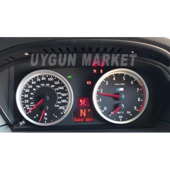 BMW E61 Gösterge Krom Çerçevesi , M5 Stil BMW E61 Gösterge Çerçevesi , BMW E61 Gösterge Halkası