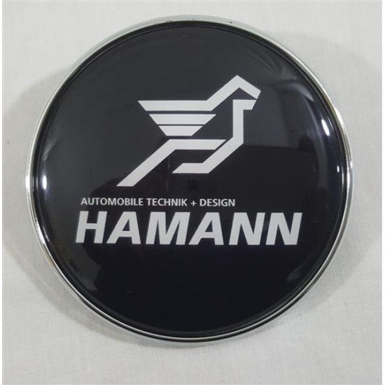 HAMANN BMW Kaput Arması, Hamann Bagaj Logosu , Hamann Bagaj Arması 8.2cm  BMW  E12 E21 E23 E24 E28 E30 E32 E34 E36 E38 E39 E46 E53 X5 E60 E61 E63 E65 E70 E71 E82 E83 E90 E92 E93 Z3 Z4 F01