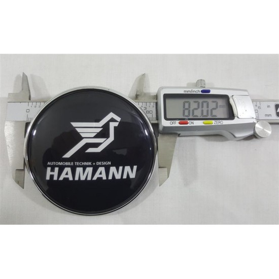 HAMANN BMW Kaput Arması, Hamann Bagaj Logosu , Hamann Bagaj Arması 8.2cm  BMW  E12 E21 E23 E24 E28 E30 E32 E34 E36 E38 E39 E46 E53 X5 E60 E61 E63 E65 E70 E71 E82 E83 E90 E92 E93 Z3 Z4 F01
