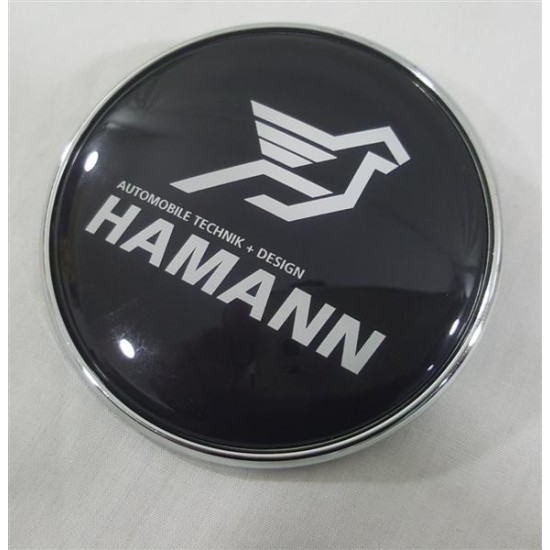 HAMANN BMW Kaput Arması, Hamann Bagaj Logosu , Hamann Bagaj Arması 8.2cm  BMW  E12 E21 E23 E24 E28 E30 E32 E34 E36 E38 E39 E46 E53 X5 E60 E61 E63 E65 E70 E71 E82 E83 E90 E92 E93 Z3 Z4 F01