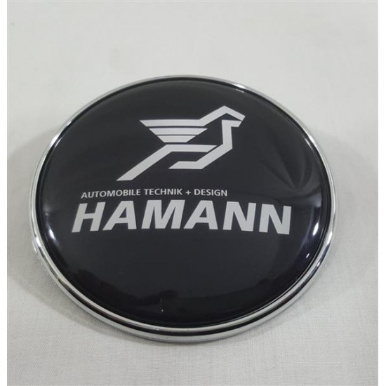 HAMANN BMW Kaput Arması, Hamann Bagaj Logosu , Hamann Bagaj Arması 8.2cm  BMW  E12 E21 E23 E24 E28 E30 E32 E34 E36 E38 E39 E46 E53 X5 E60 E61 E63 E65 E70 E71 E82 E83 E90 E92 E93 Z3 Z4 F01