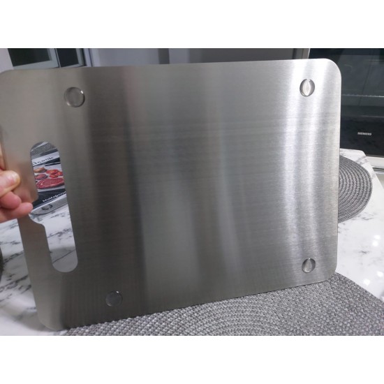 304 Paslanmaz Çelik Kesme Tahtası , Dayanıklı, Uzun Ömürlü, Kokusuz, 33cm* 25cm