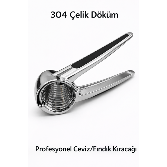 Paslanmaz Çelik İthal Badem Fındık Ceviz Kıracağı Fındık Ceviz Kırma Aleti Ceviz Kırıcı Metal Yaylı