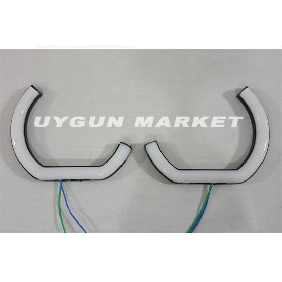 L Tipi Angel Halka Turuncu 135mm Cotton Angel 2 Adet , far içi halka , pamuk angel , Universal