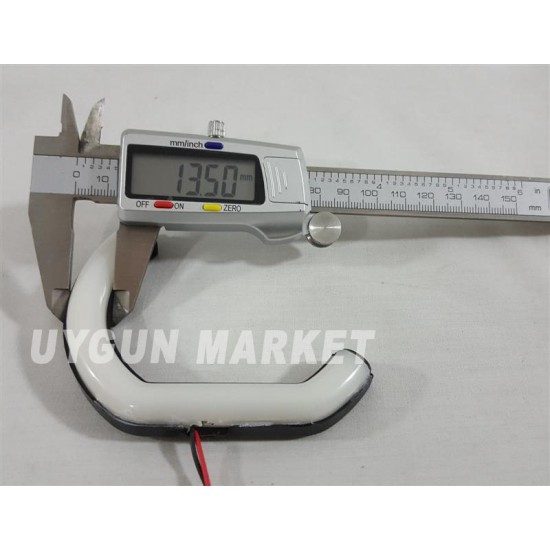 L Tipi Angel Halka Turuncu 135mm Cotton Angel 2 Adet , far içi halka , pamuk angel , Universal