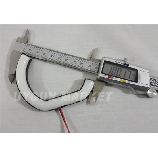 L Tipi Angel Halka Turuncu 100mm Cotton Angel 2 Adet , far içi halka , pamuk angel , Universal