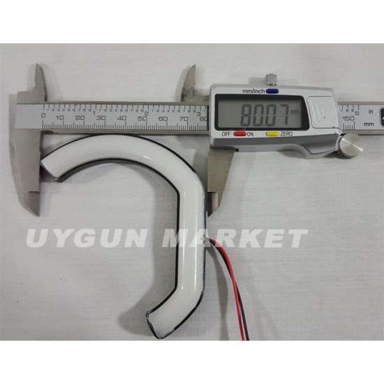 L Tipi Angel Halka Turuncu 100mm Cotton Angel 2 Adet , far içi halka , pamuk angel , Universal