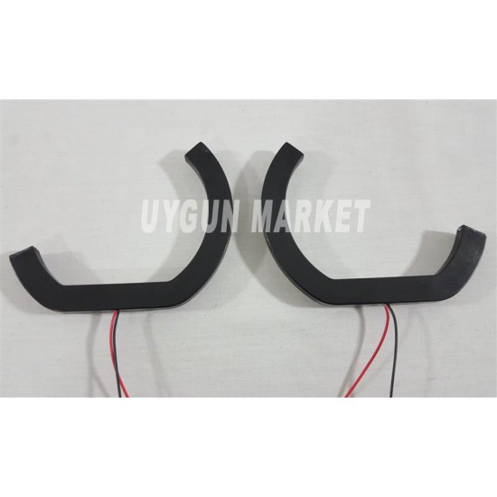 L Tipi Angel Halka Turuncu 135mm Cotton Angel 2 Adet , far içi halka , pamuk angel , Universal