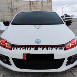 L Tipi Angel Halka Turuncu 135mm Cotton Angel 2 Adet , far içi halka , pamuk angel , Universal