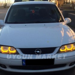 L Tipi Angel Halka Turuncu 120mm Cotton Angel 2 Adet , far içi halka , pamuk angel , Universal