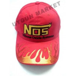 NOS Önü Alevli Kırmızı Şapka , Nos Şapka , HIZLI VE ÖFKELİ