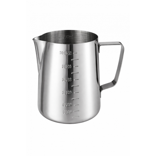 304 Çelik 600 ml Kahve Süt Köpürtme Potu Pitcher Latte Art Sütlük Sos Krema Sürahisi