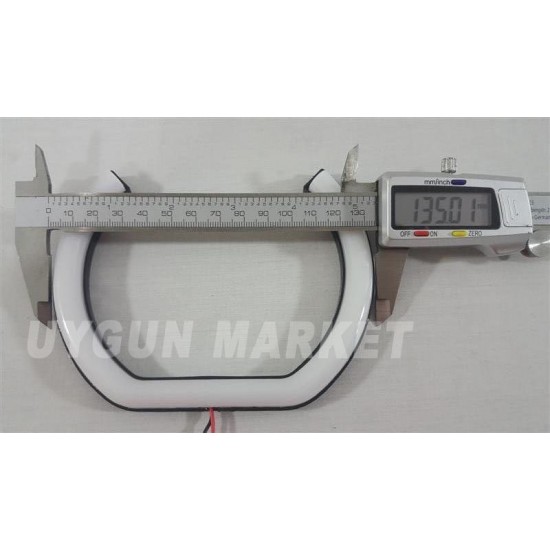 U Tipi Tofaş Angel Far, 2 Adet Beyaz , U Tipi Cotton Angel Halka Seti 135mm , Orjinal Far Angel