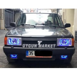 Tofaş U Tipi RGB Angel, 2 Adet, 135mm, Uzaktan Kumandalı, Tofaş Angel Far